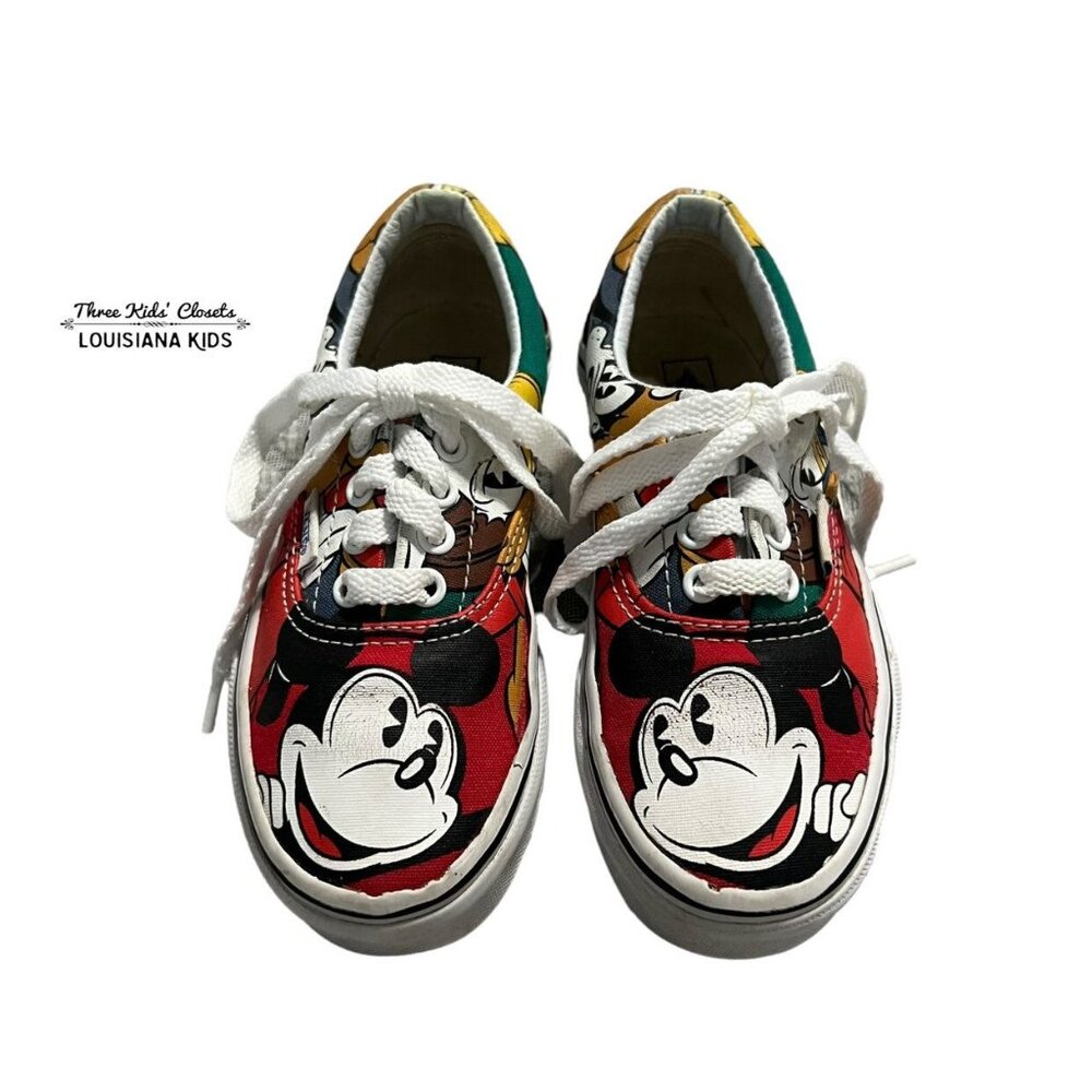 Vans + Disney Sz 12.5 Mickey Mouse Donald Goofy Sneakers